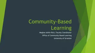 Community-Based Learning at the University of Scranton