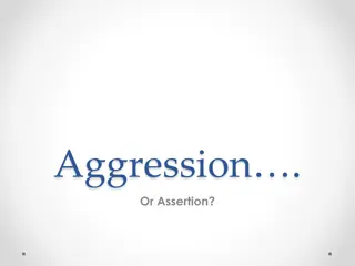 The Dynamics of Aggression and Assertion in Competitive Environments