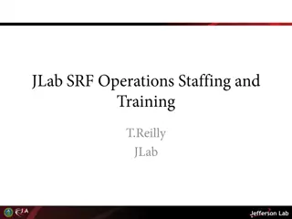 Overview of Work Center and SRF Operations Staff at JLab