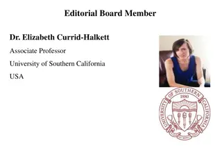 Dr. Elizabeth Currid-Halkett: Associate Professor at USC