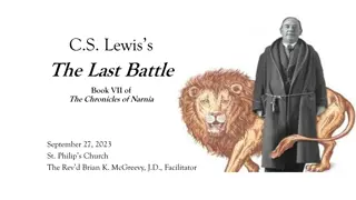 The Last Battle: Exploring C.S. Lewis's Classic