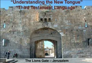 Insights of Lion's Gate in Jerusalem and Revelation