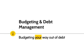 Effective Strategies for Budgeting and Debt Management