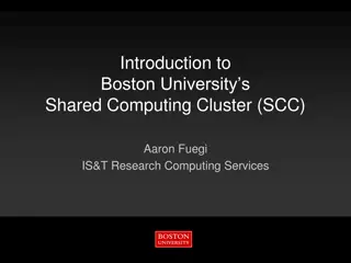 Introduction to Boston University's Shared Computing Cluster