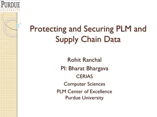 Enhancing Security of PLM and Supply Chain Data in Modern Enterprises