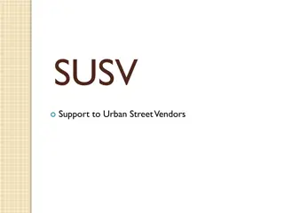 Support for Urban Street Vendors: Activities and Processes