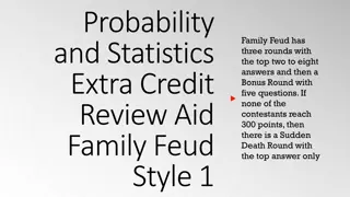 Probability and Statistics Family Feud Style Review