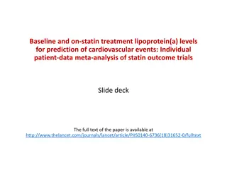 Baseline Lipoprotein(a) Levels in Statin-Treated Patients for Cardiovascular Event Prediction