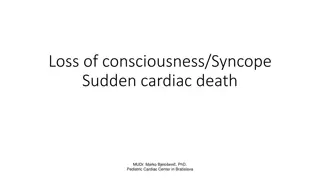 Loss of Consciousness and Sudden Cardiac Death in Children