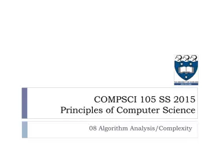 Introduction to Algorithm Analysis and Complexity in Computer Science