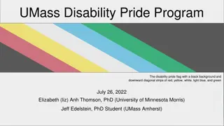 UMass Disability Pride Program Session Overview