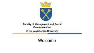 Faculty of Management and Social Communication at Jagiellonian University: Overview