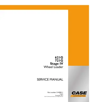 CASE 621G Stage IV Wheel Loader Service Repair Manual Instant Download