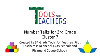 Engaging Number Talks for 3rd Grade Cluster 7