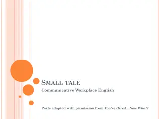 Small Talk in the Workplace