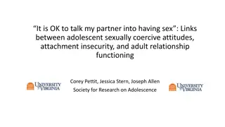 Impact of Sexually Coercive Attitudes on Adolescent Relationships