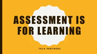 Establishing Effective Classroom Culture Through Assessment for Learning