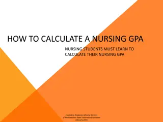 Calculating Nursing GPA for BSN Students at Northwestern State University