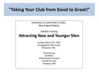 Engaging Young Men in Jewish Community Activities