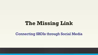 The Missing Link: Connecting SBDIs through Social Media