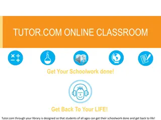 Get Your Schoolwork Done with Tutor.com Online Classroom