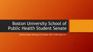 Exciting Events at Boston University School of Public Health