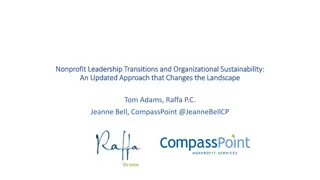 Nonprofit Leadership Transitions for Organizational Sustainability: An Updated Approach