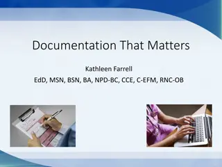 The Importance of Documentation in Nursing Practice