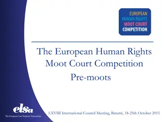 European Human Rights Moot Court Competition Organization Guide