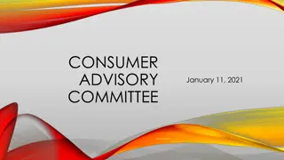 Consumer Advisory Committee Engagement Process Overview