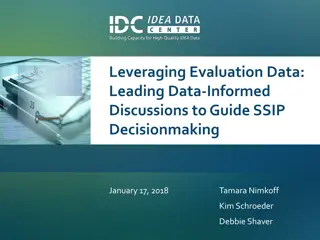 Leveraging Evaluation Data for Data-Informed Decision-Making