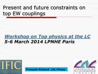 Constraints on Top EW Couplings: Workshop on Top Physics at the LC