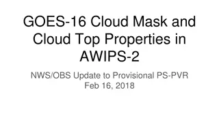 GOES-16 Cloud Mask and Top Properties Update in AWIPS-2 NWS/OBS