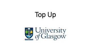 Information about Top Up Programme at Glasgow University