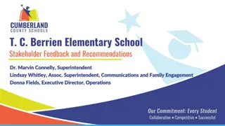 T.C. Berrien Elementary School Stakeholder Feedback and Recommendations