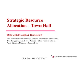 Strategic Resource Allocation Town Hall Data Overview