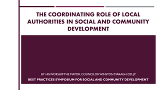 The Coordinating Role of Local Authorities in Social and Community Development