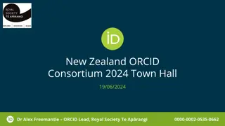 New Zealand ORCID Consortium 2024 Insights