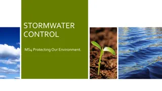 Stormwater Management and Best Management Practices