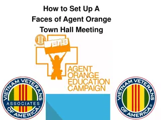 How to Organize a Faces of Agent Orange Town Hall Meeting