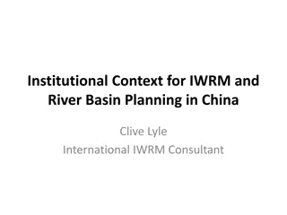 River Basin Planning and Administration in China