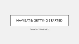 Navigate: Getting Started Training Overview