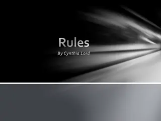 In-Depth Analysis of Characters and Themes in 'Rules' by Cynthia Lord