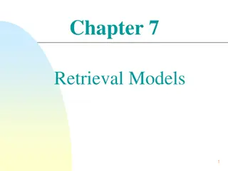 Retrieval Models in Information Retrieval