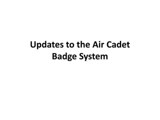 Updates to the Air Cadet Badge System