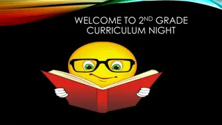 Second Grade Curriculum Overview - Academic Subjects and Programs