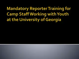 Recognizing and Reporting Child Abuse in Georgia: A Guide for Mandated Reporters