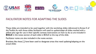 Facilitator Notes for Policy Linking and Global Learning Workshop