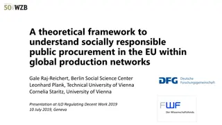 Understanding Socially Responsible Public Procurement in EU Global Production Networks