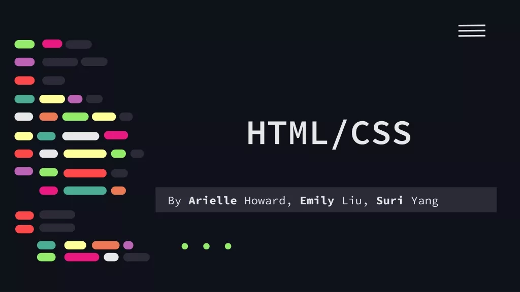 HTML/CSS: Basics and Origins